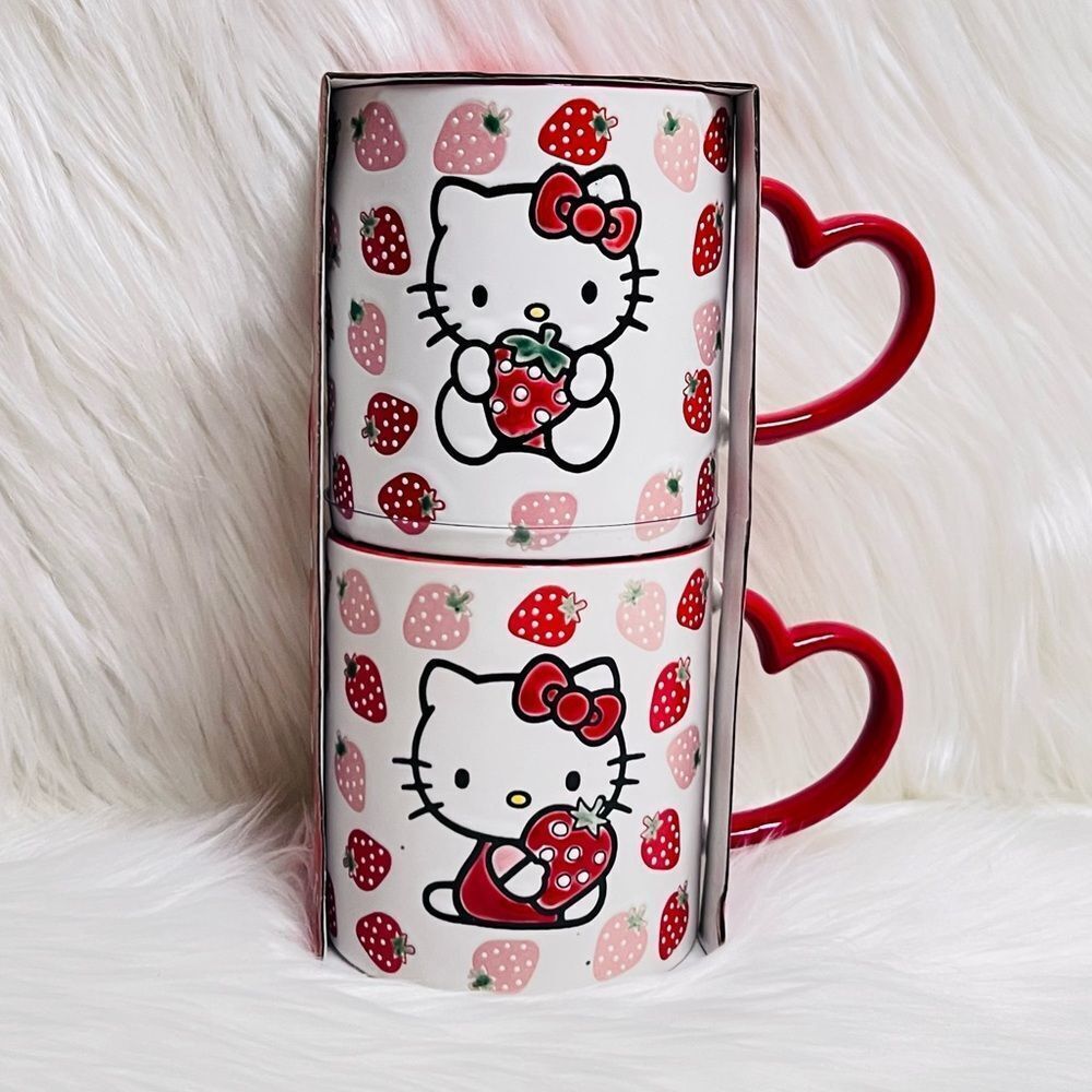 Hello Kitty 2pc Mug Set - Picture 1 of 3